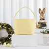 Gestreifter Korb, festliche Ostern-Süßigkeiten-Geschenktüte, Ostereier, Eimer, Outdoor-Tasche 520QH