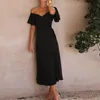 Casual Dresses for Women Summer Plus Size Wrap V Neck Bodycon Mini Dress Puff Short Sleeve Ruched Party Vestidos Para Mujer