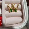 Stud Küpe Loki 925 Gümüş Altın Kaplamalı 2 PCS/Set Studs Erkek Mücevher Hediyeleri Kadınlar için Yaratıcı 2024 Kokteyl