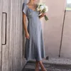 Casual Dresses for Women Summer Plus Size Wrap V Neck Bodycon Mini Dress Puff Short Sleeve Ruched Party Vestidos Para Mujer