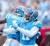 Ole Miss Rebels Camisa de futebol Matt Corral Jaxson Dart Zach Evans Jerrion Ealy Elijah Moore Quinshon Judkins Snoop Conner Jonathan Mingo Ke