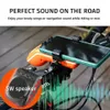 Alto-falantes Uppel 10in1 Bicicleta Bluetooth Speaker 5W TF AUX USB Portablet Speaker para Mountain Road Bike com bicicleta Light Phone Holder Bell