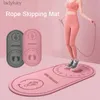 Yoga Mats Hot Jump Rope Skipping Floor Mat Mute Sports Pads Silent Yoga Pad Fitness Yoga Mat Textured Thick 8mm High Density Exercise MatL240118