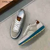 Berluti Sneakers Heren Schoenen Berlut Bru 2024 Nieuwe Heren Knappe Low Cut Spliced Sport en Casual High End Fashion Trendy voor Heren Rj 6F65