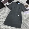 Croped Jacket Rhinestone Button Dresses Split Suit Pants For Women Design Sleeve Blazer High Grade Lady Dress Outerwear