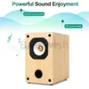 Bokhyllhögtalare 4 tum 25-50W Full Range Talare 4/8Ohm Birch Wood Högtalare Q401 Feber Passiv Bookhelf Speaker Pair Box 84Hz-20KHz