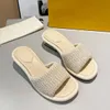 Designer-Sandalen, Plateau-Slides für Damen, hochwertige Lafite-Grassr-Schuhe, Luxus-Damen, klassische Marke, lässige Frau, modische Schuhe, Größe 35–42, mit Box