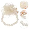 Fermagli per capelli Polso Fiore Corpetto Bracciale da polso Bracciale da sposa Fascia da polso per damigella d'onore Decori