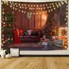 Tapissries Christmas Snowman TapestryNew Year Tapestry Hanging Home Decor Bakgrund Tyg Het Sale målning Wallvaiduryd