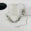 Choker Trekbaar Hart Pailletten Mode-sieraden Uniek Halsstuk Legering Materiaal Voor Dames Dames Meisjes