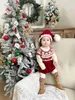 プルオーバー2023冬の新しい赤ちゃん長袖セーターキッズボーイズクリスマス幼児ファッションボブルトップトップ服H240508