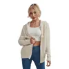 Women's Sweaters European And American Women's New Hot All-match Hat Cardigan Faux Mink Fur Fashion Zipper Sweater