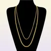 Gold Silber Miami Cuban Link Chain HipHop Halsketten Herren Hip Hop Halskette Schmuck 1830inch4467679