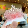 Hundkläder Pet Crown Crown Hairpin Tulle Princess Girl Top Hair Clip Clips for Puppy Cat Teddy Wedding Grooming Accessories