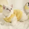 Costumes d'hiver pour chats, vêtements chauds pour animaux de compagnie, gilet, vêtements pour chiots, pull épais pour chaton, petite veste