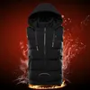 9 Areas Heated Vest Mens Winter Smart Heating Jacket Self Womens Constant Temperature Electric Usb Warmer Coat 240117