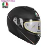 Casque de moto intégral ouvert Agv casque léger en fibre de carbone pour hommes et femmes équitation casque de moto antibuée toutes saisons universel I9DK