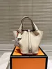 Designer handbag classic bucket bag women's shopping bag branded high-quality crossbody bag with lock