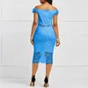 Elegant Lace Evening Wedding Party Dress for Women Sexy Hollow Out Office Ladies Bodycon Dresses Fashion Birthday Club Vestidos 240117