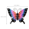 Garden Decorations 2Pcs Wall Butterfly Decor Metal Hanging Decoration Fence Ornament