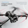 HD Triple Camera S151 RC Foldbar quadcopter Drone med 2000mAh Battery, Brushless Motors, Optical Flow Smart Hovering, Hinder Undvikande, en-nyckelfotografering