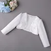 Babykleidung bestickte Jacke Prinzessin Kurzwinkel Babyjacke Hochzeit Kleid Schal Kinderbekleidung 240118