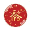 Orologi da parete Orologio silenzioso in stile cinese da 12 pollici Personalità semplice Design moderno Soggiorno Grafici retrò in metallo