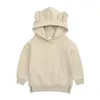 0-7y bebê meninos meninas roupas inverno primavera bonito hoodies coreano crianças hoodie engrossar velo moletom roupas infantis casacos 240117