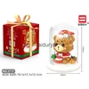 Blocchi di Natale Natale Babbo Natale Orso Modello Building Blocks Set Giocattoli regalo per ldrenvaiduryb