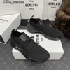 Berluti baskets hommes chaussures Berlutibruti ombre tricoté sport hommes maille couverture portant à lacets bas haut décontracté Rj