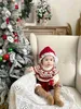 Pullover 2023 Winter Baby New Sleeve Sweater Sweater Kids Boys Christmas Christmas Infant Girl Fashion Tops Tops Tops H240508