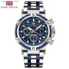 Outros relógios Minifocus aço inoxidável luxo esporte cronógrafo quartzo luminoso com para homens 24 horas moda mens es 0470g q240119