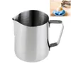 Dinnerware Sets Stainless Steel Frothing And Steaming Pitcher 350ml Frother Jug Pour Pot Cup Mug Barista Tool For Coffee