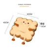 Pillow Cute Cartoon Toast Bread Thicken Chair Plush Soft Fluffy Living Room Home Decor Pillows Breathable Seat S Lovely