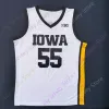 2023 Donne Final Four 4 Iowa Hawkeyes Maglia da basket NCAA College Caitlin Clark Joe Toussaint Ryan Kriener Jack Nunge Tony Perkins Keegan Murray Kris Murray