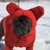 Abbigliamento per cani Scalda orecchie per collo per animali Cappello con coulisse regolabile per il calore invernale Comfort Antivento Tinta unita