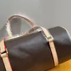 Bolso Papillon Bolso de hombro cilíndrico Cierre de cremallera Letras de diseñador Mango de cuero Tanino Vaquero Bolsa axilar Bolsos de mano para mujer Conjunto de dos piezas