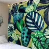 Tapisseries Plante tropicale feuille impression tapisserie tenture murale nordique ins maison salon chambre tissu peinture fond décorationvaiduryd