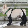 NONOR Sapatos para cães Botas ajustáveis à prova d'água para animais de estimação Breathbale para caminhada ao ar livre Protetor de patas de buldogue francês 240117