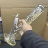 Glass Percolator Bongs Hookahs Blue Matrix Perc 두꺼운 안경 봉