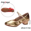 Dansschoenen voor dames meisjes Dames Latin Ballroom Moderne Salsa Oefendansschoenen Gesloten teen Square Dance Zachte rubberen zool 240117