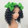 ヘアアクセサリー6inch kidsdeep wave withさまざまなスタイルボウタイ10ルーツ弾性バンドカスタマイズされたロゴ