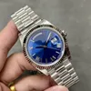 Uhren für Herren, grün, blau, Bp, automatisch, 2813, mechanisch, Stahl, Herrenuhr, Uhrzeit, Tag, Datum, Kristall, Bpf-Armbanduhren, geriffelte Lünette, Saphir, Fabrikverkäufer Rom