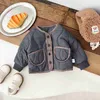 Jackets 2023 Winter New Baby Long Sleeve Thicken Warm Coat Infant Padded Jacket Toddler Girls Boys Casual Cardigan ldren Clothes H240508