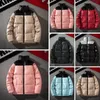 Winter Cotton womens Jackets Womens letter printing Men's Parkas Winter Couples Coat face Zippers Letters Printed men jackets Hooded Clothes 2025