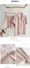 Pijamas femininos fdfklak terno de verão para mulheres rosa leopardo impressão pijama curto 2pcs casa desgaste pijamas confortáveis
