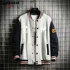 Supzoom List List Rękaw Bawełniany Top Modna Modna Modna JEDNO JADZIEJ BIMBER BOMBER Baseball Kurtka Baseball Lose Cardigan Płaszcz 240117