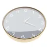 Orologi da parete Orologio moderno silenzioso senza ticchettio grigio e bianco per camera da letto Soggiorno Decorazioni per la casa di arte minimalista Orologio dal design semplice