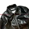 Men's Jackets Top Dyed Leather Mini Jacket Men Women 1 1 Best Quality Casual Coat Jacketsephemeralew