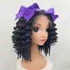 ヘアアクセサリー6inch kidsdeep wave withさまざまなスタイルボウタイ10ルーツ弾性バンドカスタマイズされたロゴ